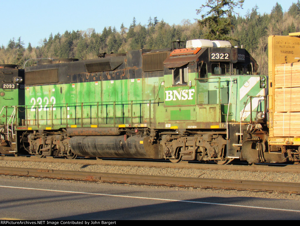 BNSF 2322 GP38-2